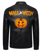 Halloween Leather Motorcycle Jacket