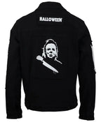 Halloween Michael Myers Black Denim Jacket