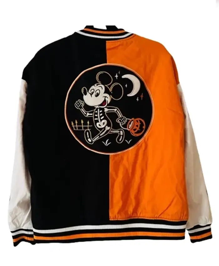 Halloween Mickey Mouse Varsity Jacket
