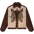 Halloween Pony Hair Bones Jacket