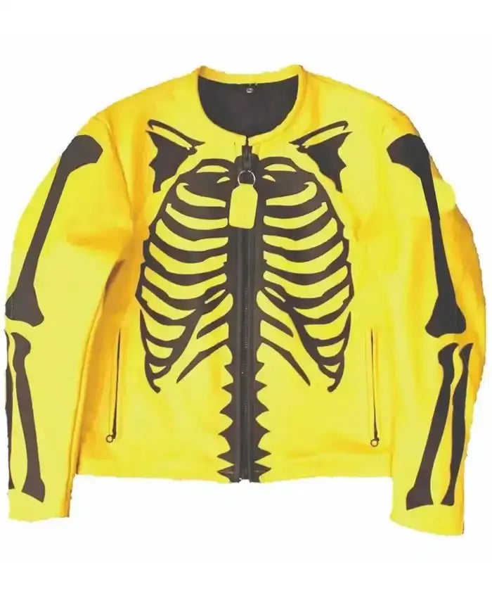 Halloween Skeleton Yellow Jacket