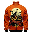 Halloween Zipper Bomber Jacket