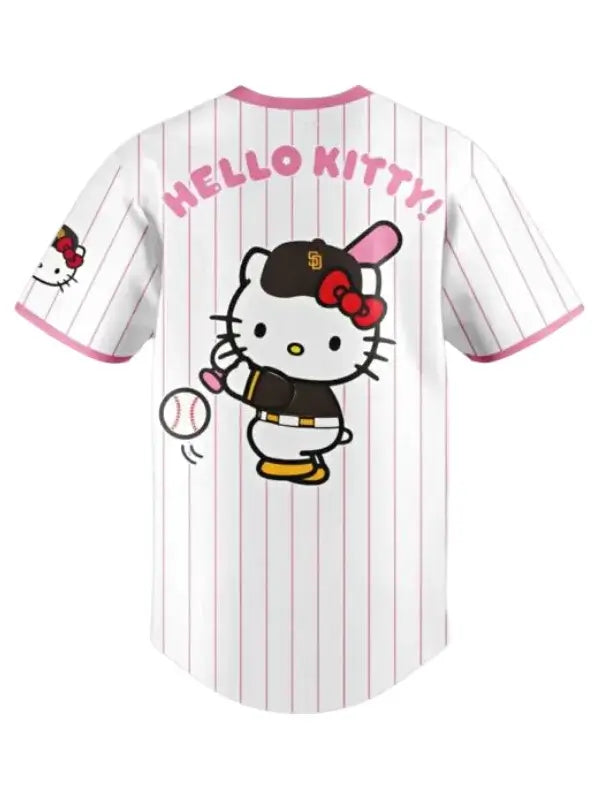 Hello Kitty San Diego Padres Pink Jersey For Women
