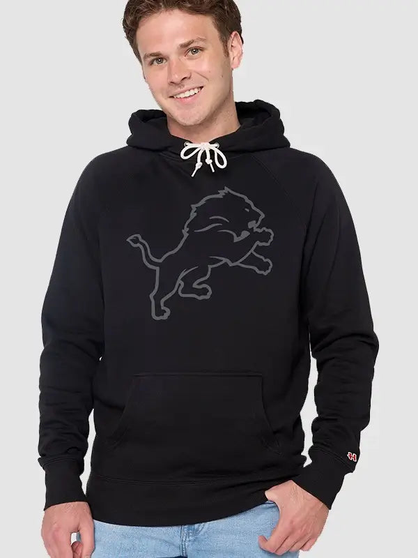 Homage Detroit 2026 Lions Blackout Hoodie