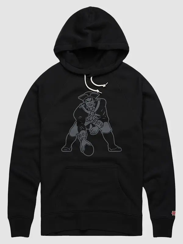 Homage New England Patriots Blackout Hoodie For Men & Women