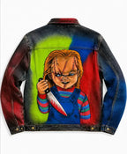 Horror Style Chucky Denim Jacket