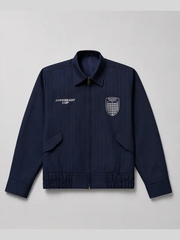 Hypebeast Cup x Benjamin Barker Collector’s Navy Zip Jacket 
