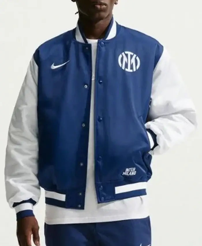 Inter Milan Fanatics Fest NYC 2026  Satin Jacket For Men & Women