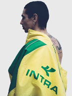 Intra Brazil Nations Zipper Yellow & Green Jacket