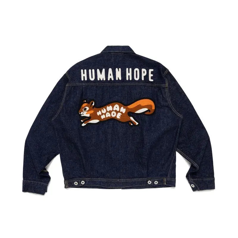 J-Hope x Human Made Indigo Denim Jacket For Men & Women