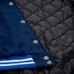 JAY-Z Blueprint x Yankees Snap-Tab Button Varsity Jacket  