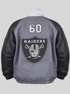 Jeff Hamilton Raiders Vegan Leather  Zip Jacket