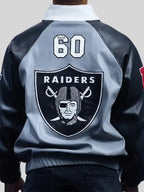 Jeff Hamilton Raiders Vegan Leather  Zipper Jacket For Men & Women