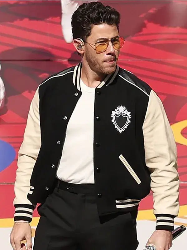 Jonas Brothers Halftime Show Varsity Jacket