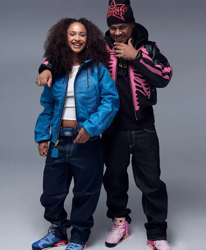 Jumpman23 x Awake NY AJ 6  Leather Jacket