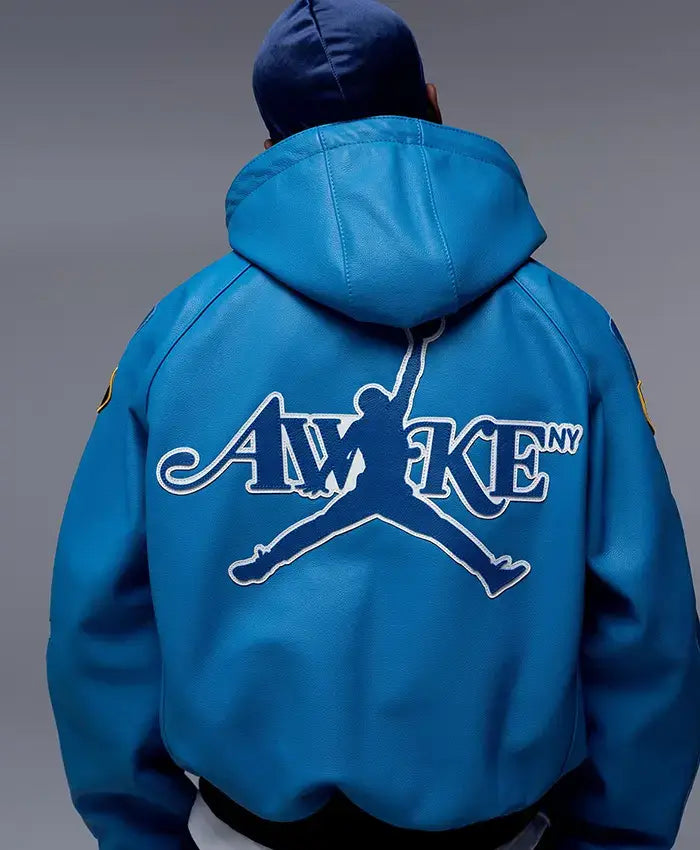 Jumpman23 x Awake NY AJ 6 Skeleton Leather Jacket