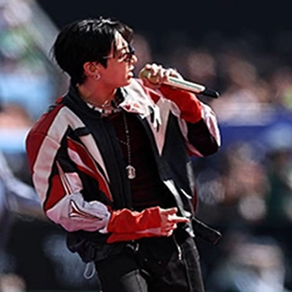 Jungkook FIFA World Cup Halftime Show Zipper Jacket For Men & Women