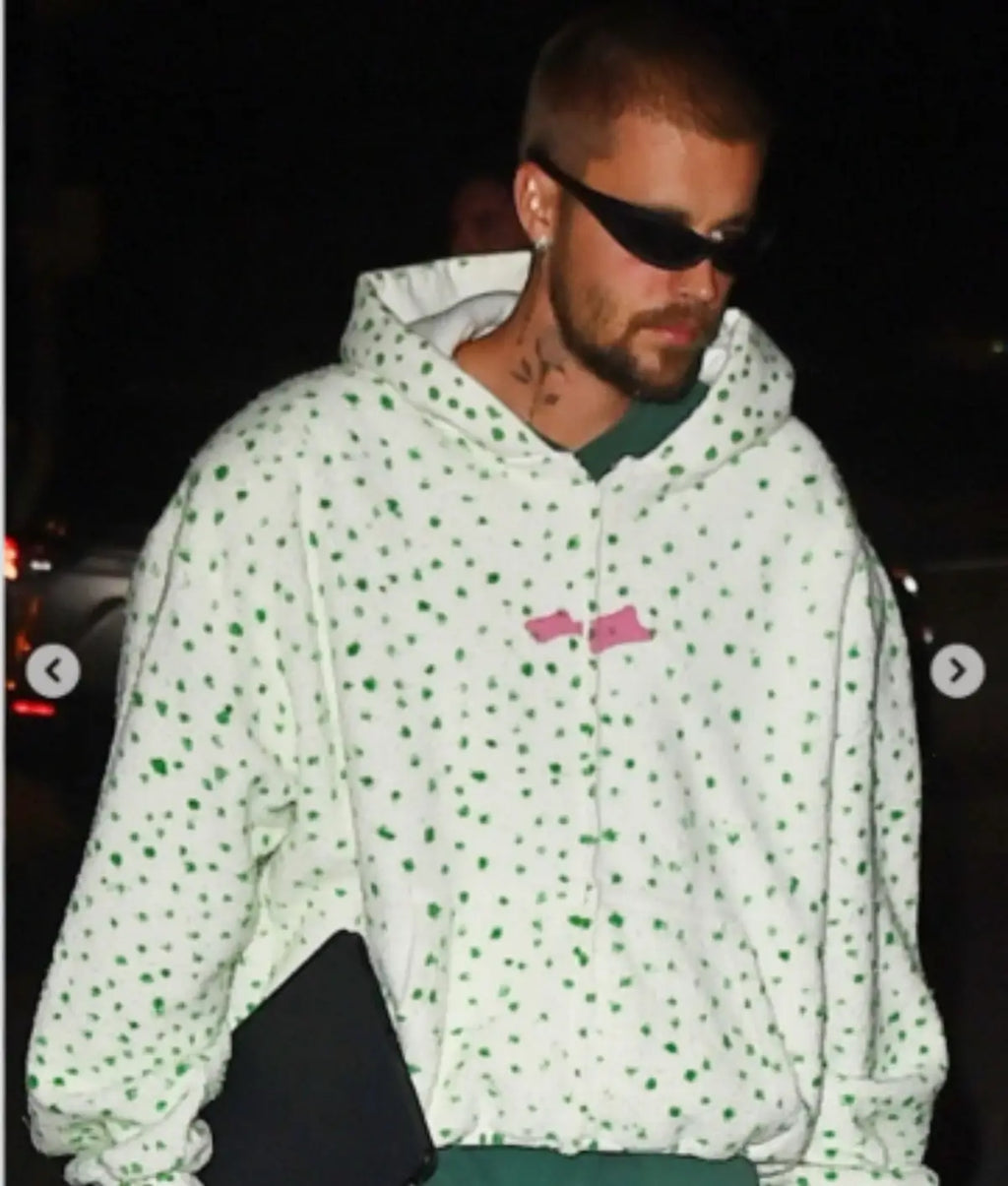Justin Bieber NYC 2026 Polka Dot Skylrk Hoodie