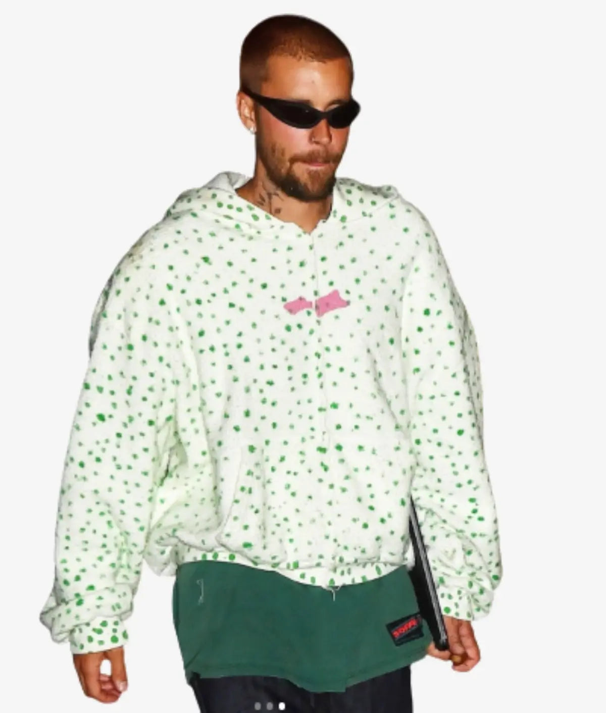 Justin Bieber NYC 2026 Polka Dot Skylrk Zip Hoodie