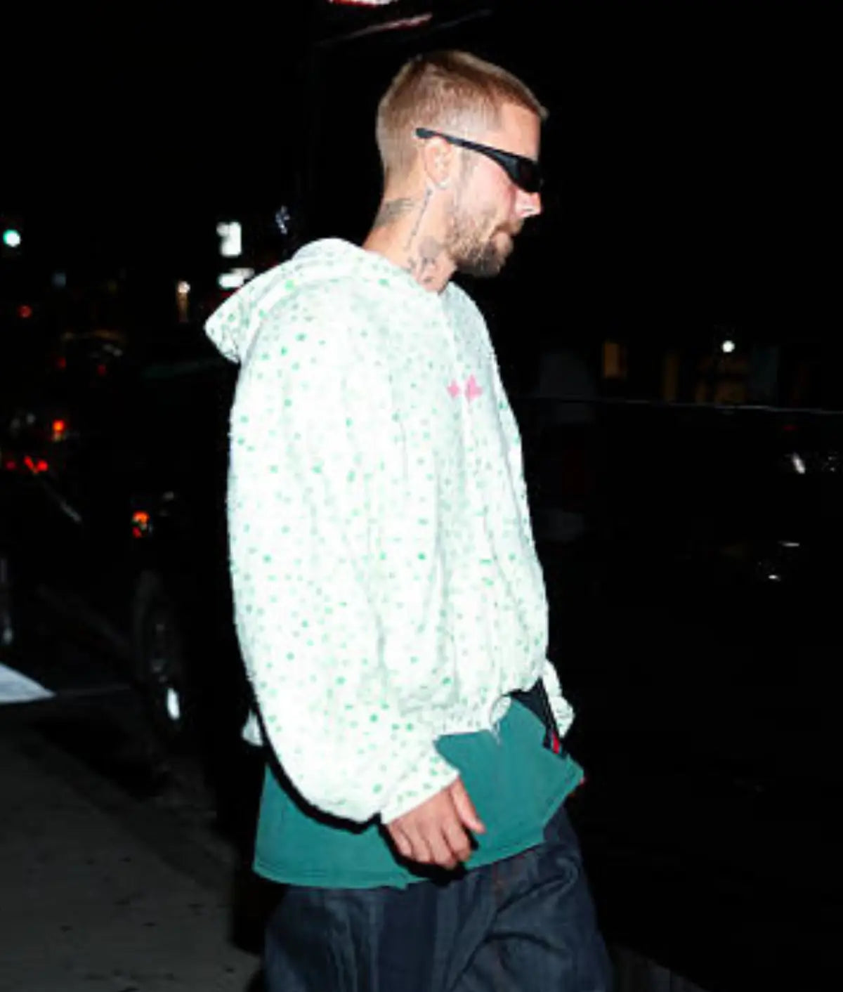Justin Bieber NYC 2026 Polka Dot Skylrk Zipper Hoodie