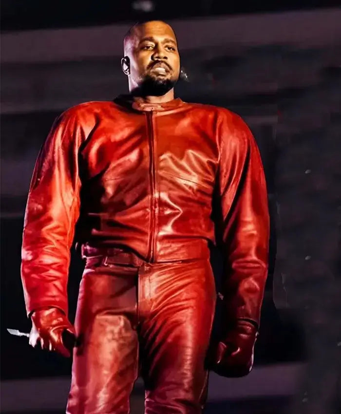 Kanye West Chicago Concert Leather Jacket