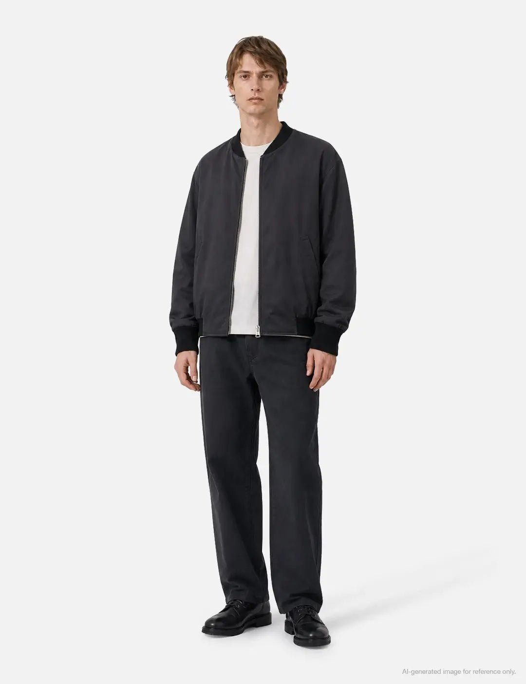 Kaptain Sunshine Silk Bomber Black Jacket