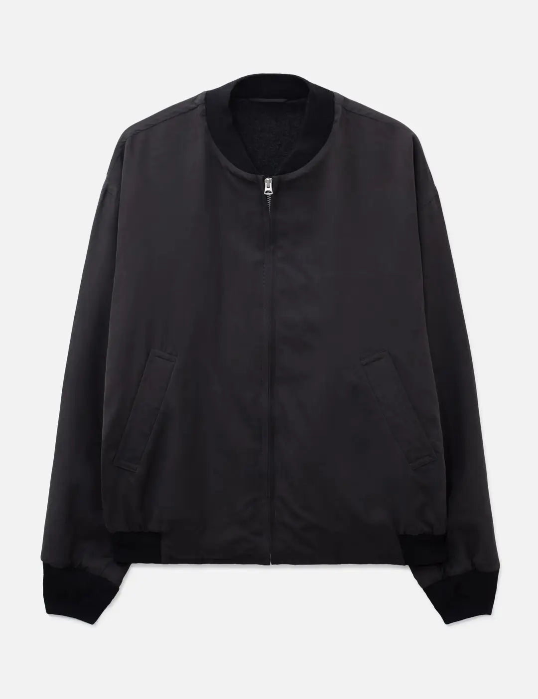Kaptain Sunshine Silk Bomber Black Jacket For Men & Women