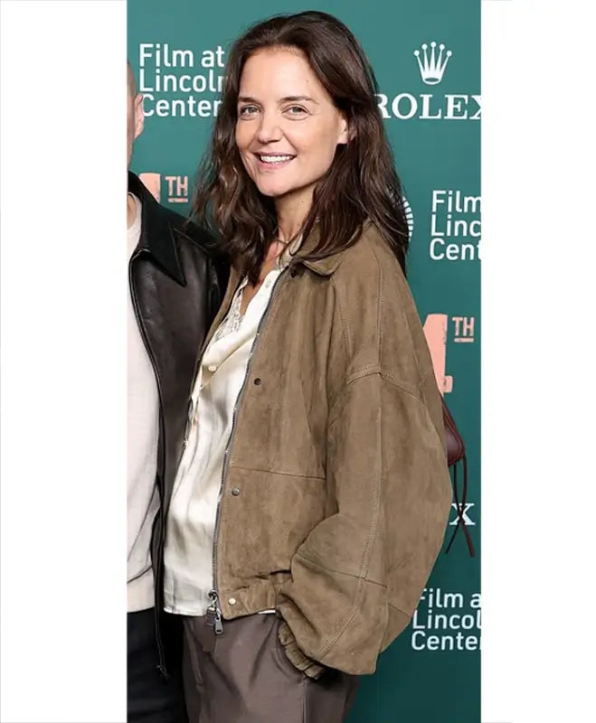 Katie Holmes NY Film Festival Jacket