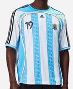 Kith and Messi x Adidas Football Blue Jersey