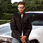 Kith for BMW 2026 Black Leather Moto Jacket