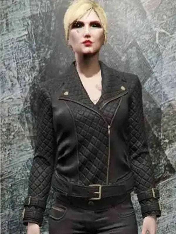 Lady Protagonist GTA 6 Leather Jacket For Women