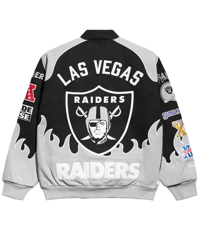 Las Vegas Raiders Chalk Line Premium Racing Jacket