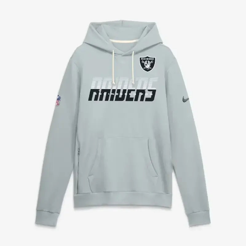 Las Vegas Raiders Nike Sideline Grey Hoodie