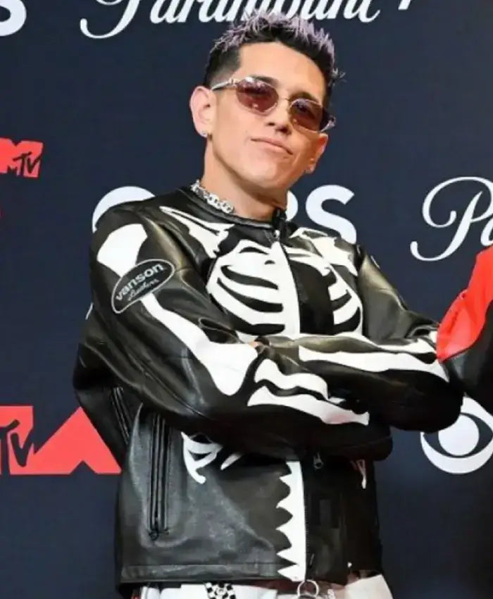 Lenny Tavárez Leather Jacket MTV Awards 2025