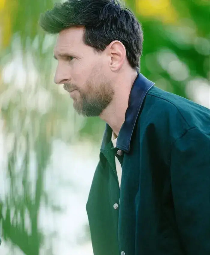 Lionel Messi Argentina’s Training Camp Green Jacket For Men & Women