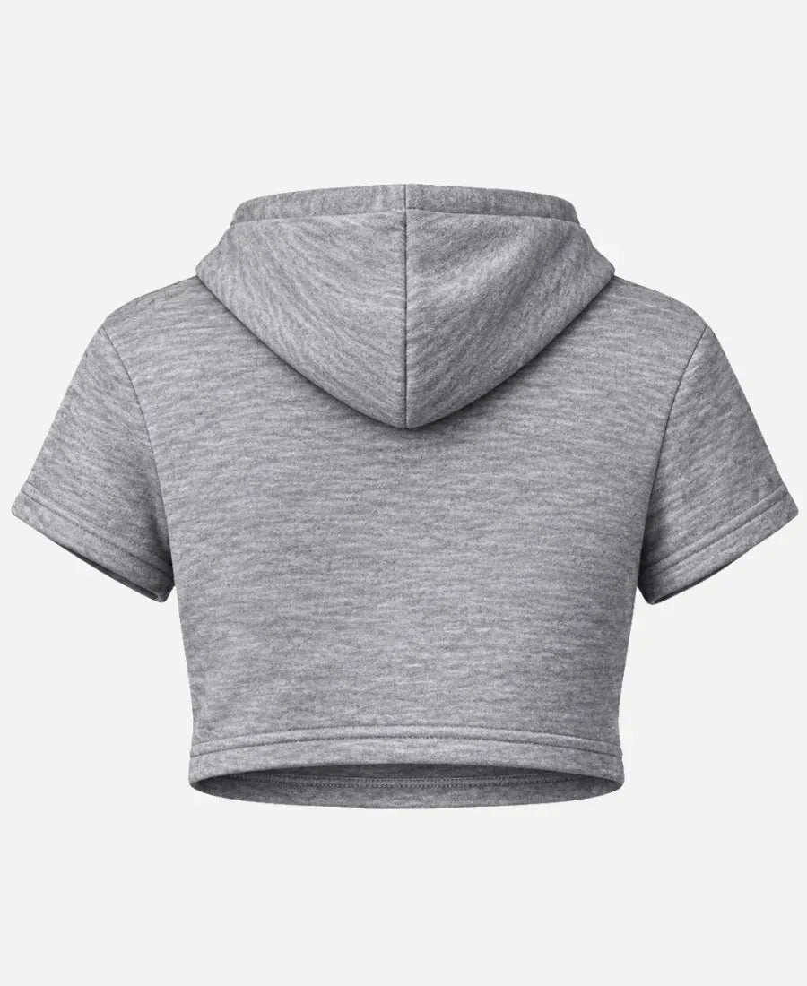 Lucia Baddie GTA VI Grey Cropped Hoodie