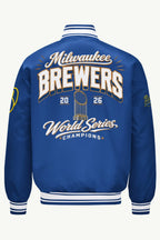 MENS MILWAUKEE BREWERS EMBROIDERED WS 2026 CHAMPIONS JACKET
