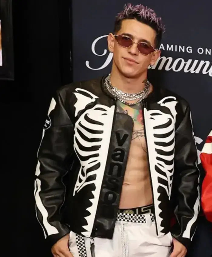 MTV Awards 2025 Lenny Tavárez Leather Jacket