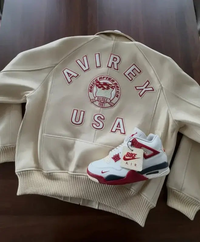 Malik Nabers BRICK AVIREX Jacket
