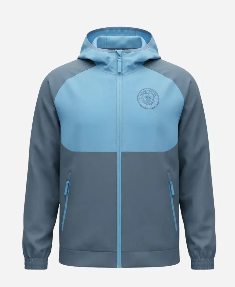 Manchester City Erling Haaland Blue Jacket