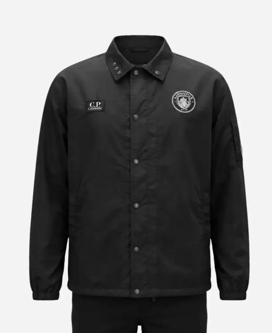 Manchester City x CP Company Black Jacket