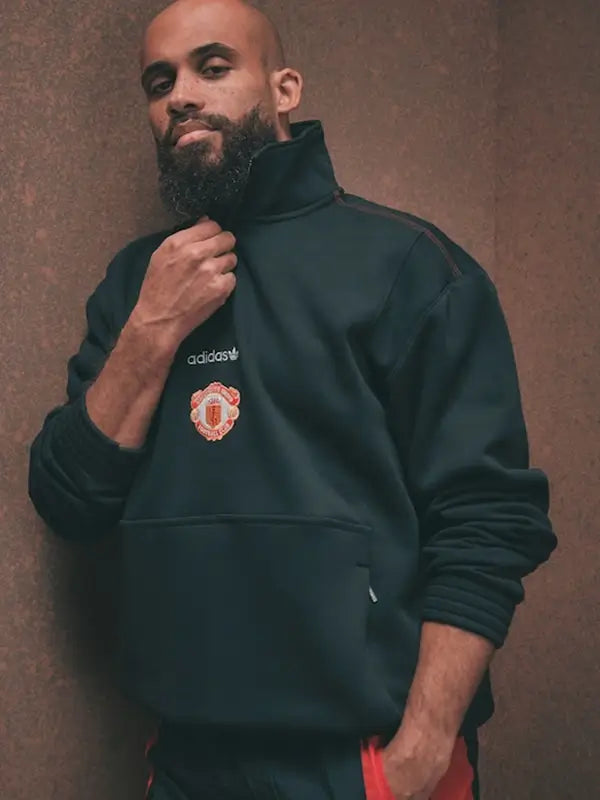 Manchester United x Adidas EQT Quarter-Zip Top