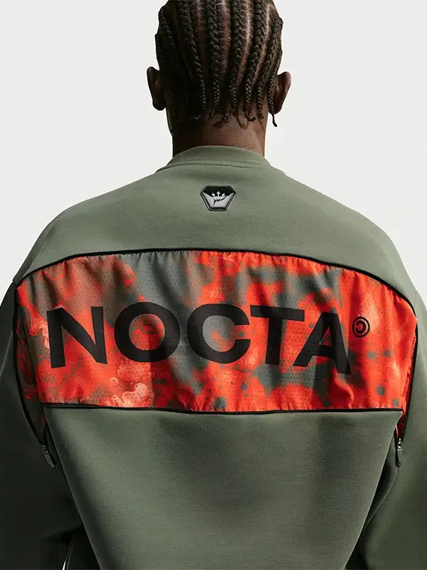Marquis Nike x NOCTA Crew-Neck Green Sweatshirt 