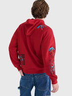 Marvel Aéropostale Spider-Man Comic Boxy Red Hoodie