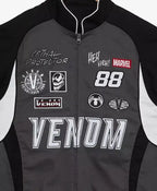 Marvel Venom Moto Biker Bomber Jacket