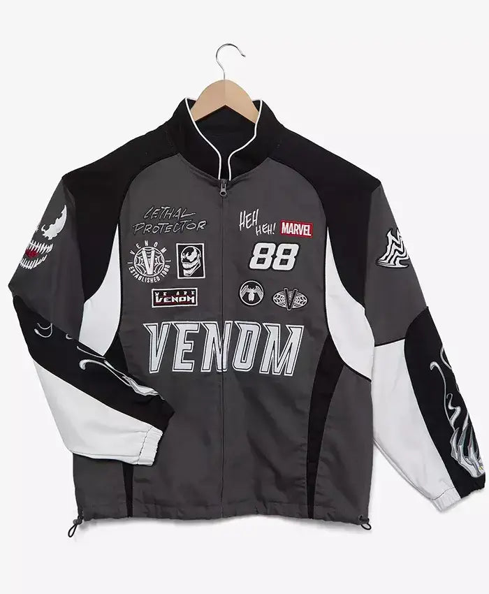 Marvel Venom Moto Biker Jacket