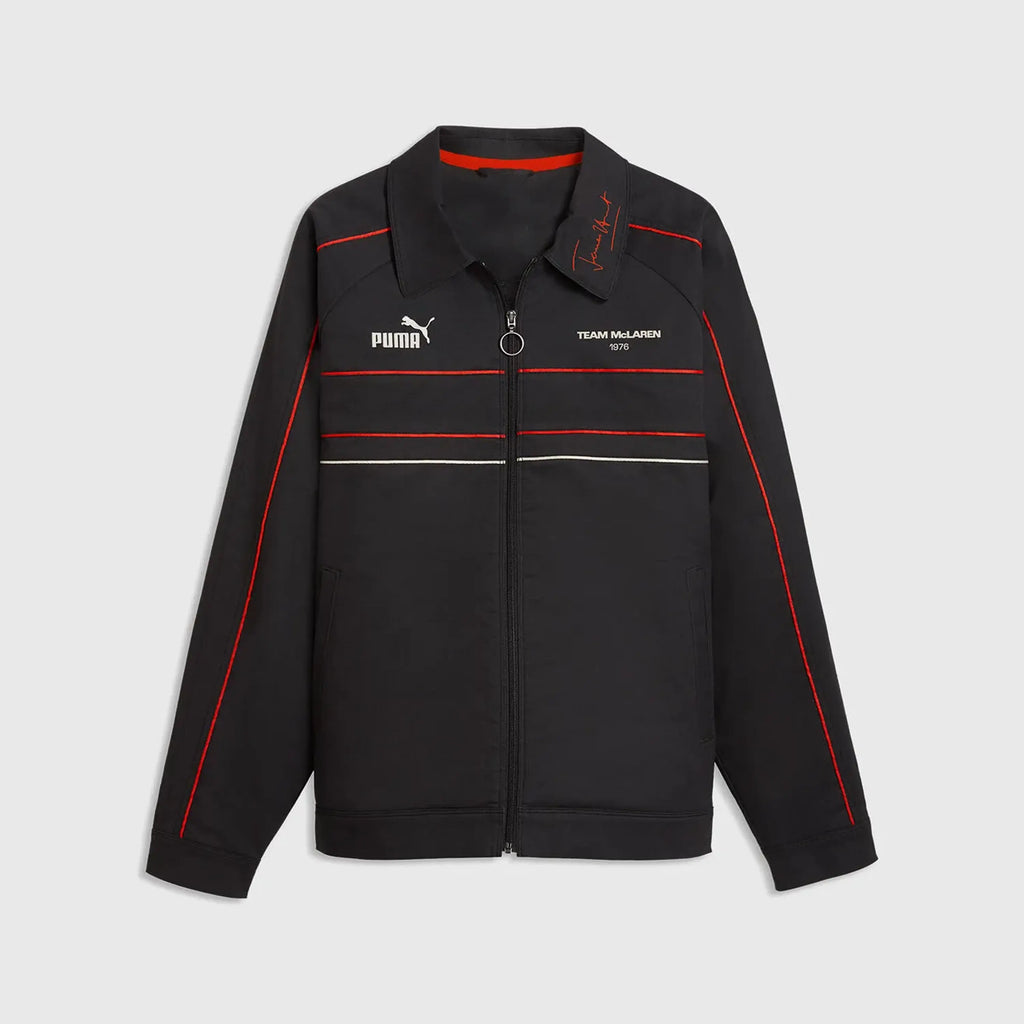 McLaren Racing PUMA James Hunt T7 Black Jacket For Men & Women