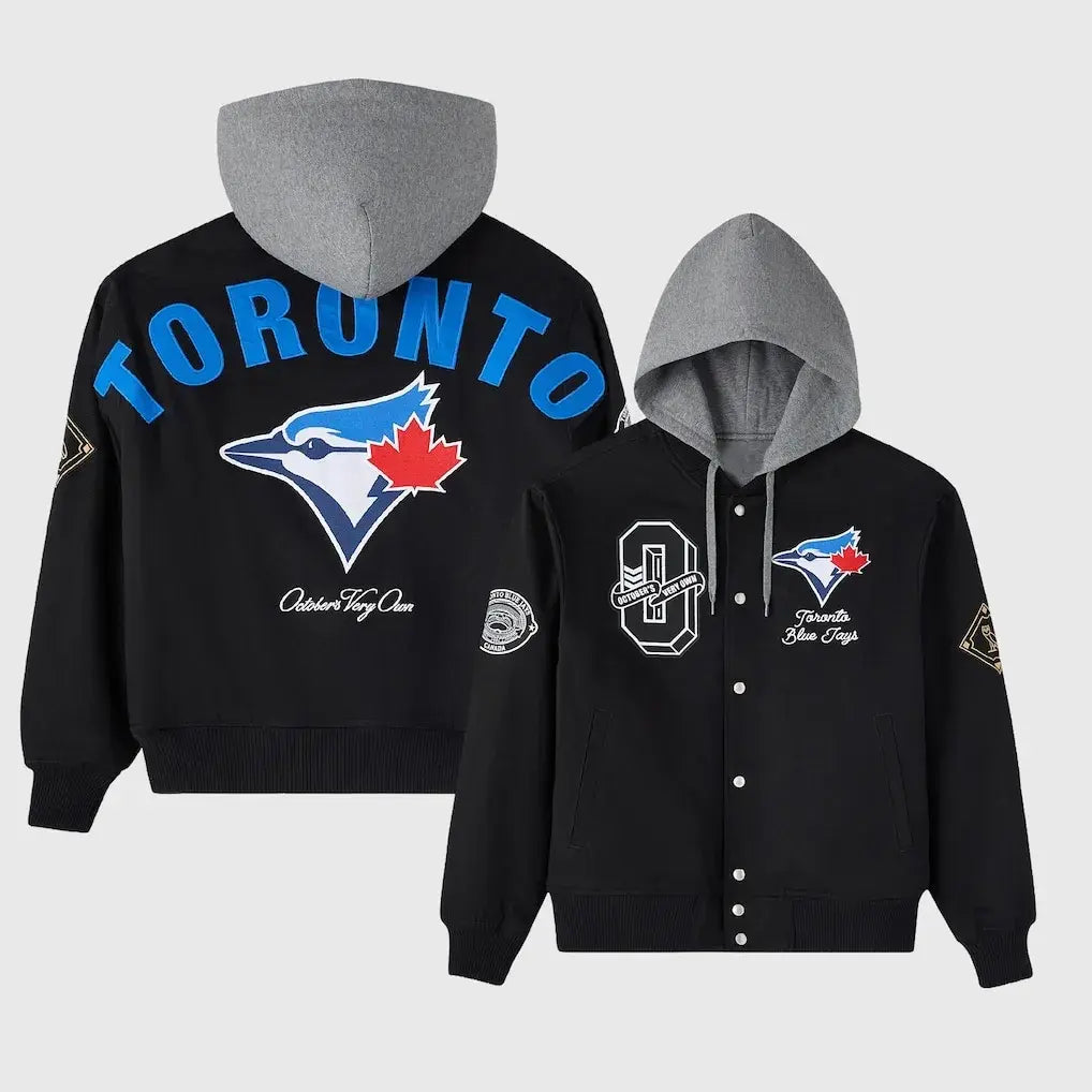 Men's Toronto Blue Jays OVO x MLB Black Insulated Jacket