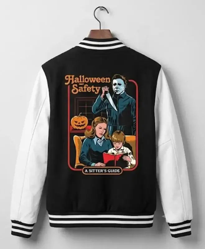 Michael Myers A Sitter’s Guide Varsity Jacket