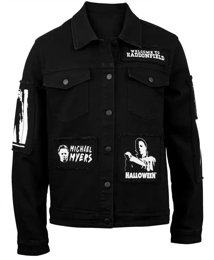 Michael Myers Black Denim Jacket